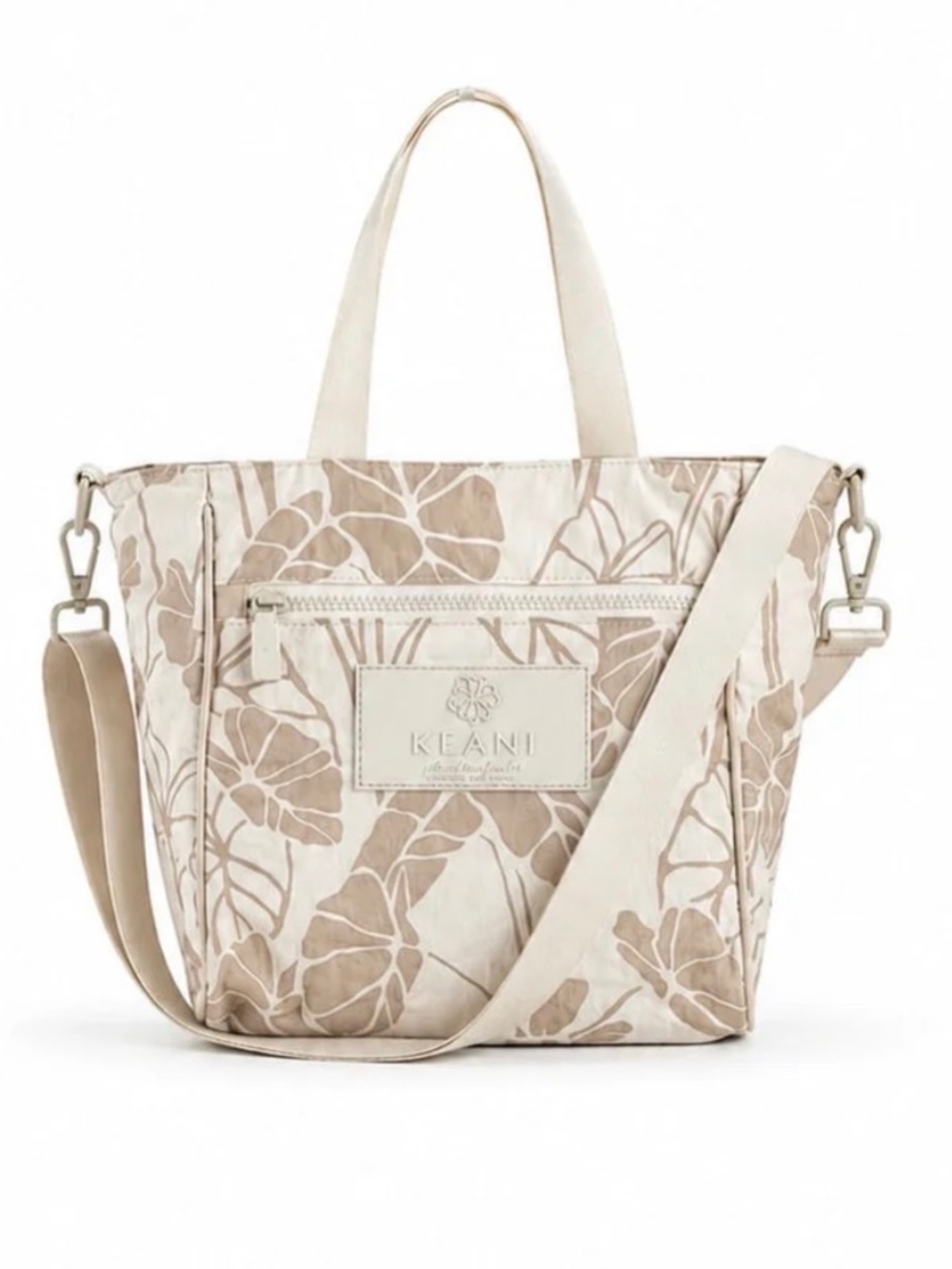 Keani Hawaii Crossbody Kalo Patch laidback in Sandstone NWT